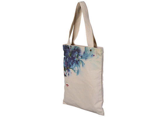 Promotional Shopping Stylish Eco Canvas Bags Tote Bag With Zipper
